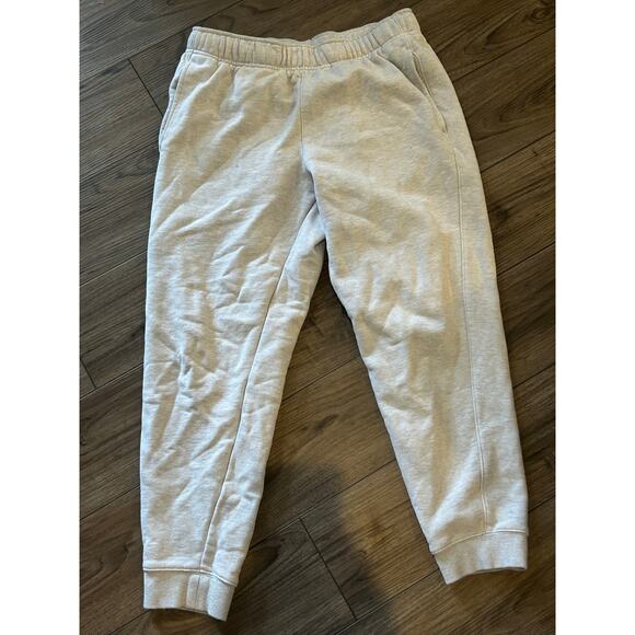 VRST Light Gray Fleece Joggers Small Sweatpants RN106417 Elastic Waist - Picture 1 of 3